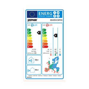 CONDIZIONATORE ZEPHIR 9000+12000 BTU FISSO DUALSPLIT INVERTER WIFI in Stufe e clima