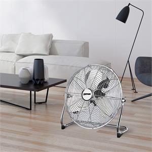 VENTILATORE DA PAVIMENTO ZEPHIR 45CM IN METALLO in Stufe e clima
