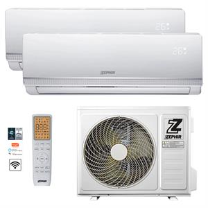 CONDIZIONATORE INVERTER ZEPHIR DUALSPLIT 9000+9000 BTU WIFI in Stufe e clima