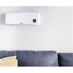 TERMOVENTILATORE ZEPHIR CERAMICO DA PARETE CON TELECOMANDO 2000W in Stufe e clima
