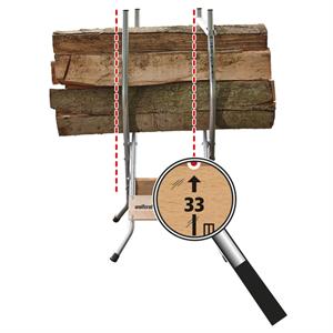 CAVALLETTO TAGLIALEGNA PER MOTOSEGA SB60 - 54x60x100H CM in Giardinaggio