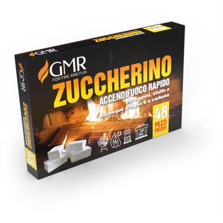 gmr zuccherino accendifuoco rapido 48 pezzi