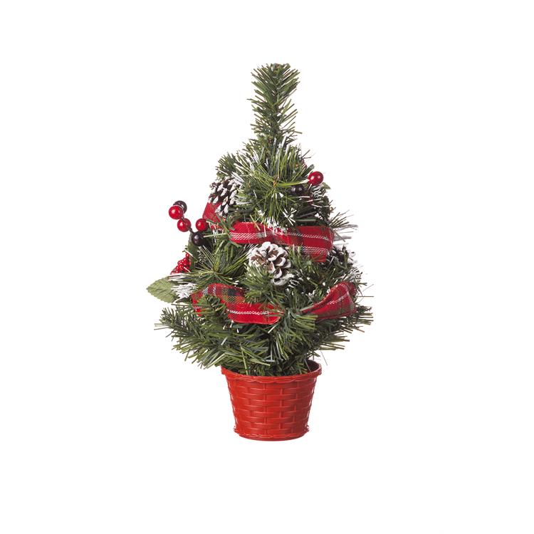 ALBERO DI NATALE CON NASTRO PICCOLO 41CM