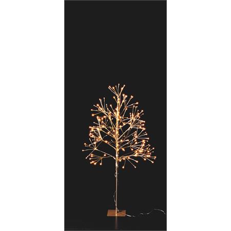 albero luminoso led in metallo h125 cm 208 led