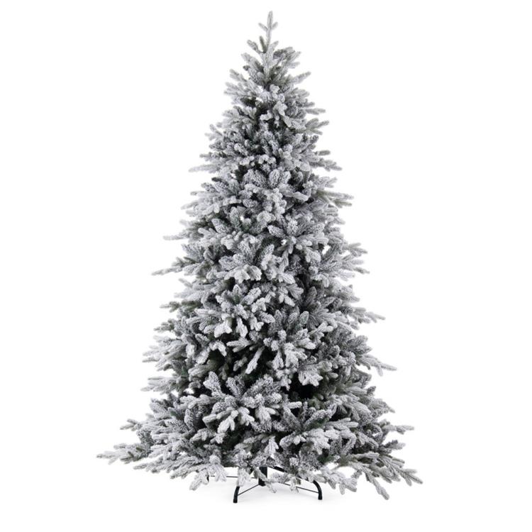 ALBERO DI NATALE INNEVATO 180 CM - IN PE/PVC - LIVIGNO - 2538 RAMI