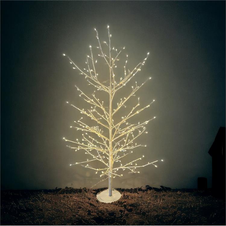 ALBERO LUMINOSO LED CON RAMI SECCHI - TIGLIO BIANCO - LED BIANCO CALDO - H90 CM 240 MICROLED