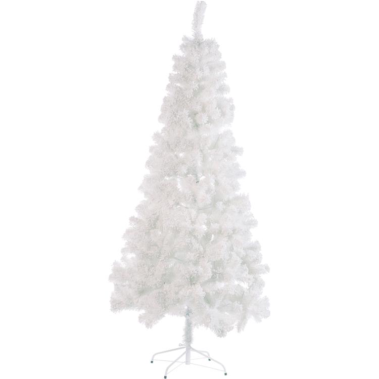 ALBERO DI NATALE BIANCO 150CM IN PVC SLIM RENON