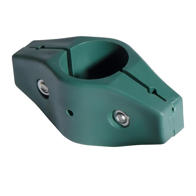 ANELLO DI FISSAGGIO DOPPIO PER PALI RECINZIONE ø34MM VERDE