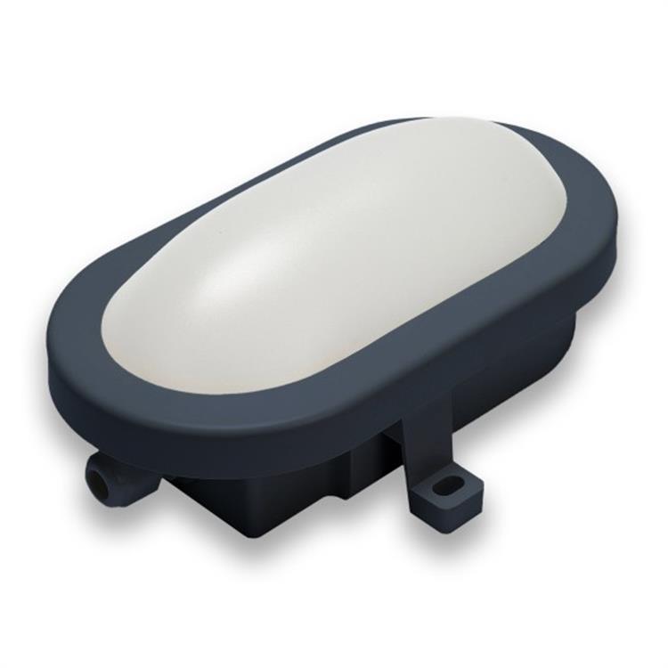 APPLIQUE DA ESTERNO - PLAFONIERA LED 6W MOD. TARTARUGA OVALE