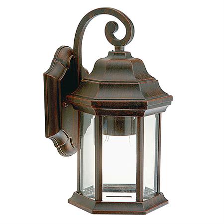 applique da parete in basso linea rude e27 ruggine