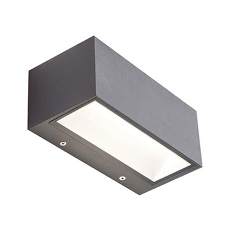 applique da parete led box 12w 4000k grafite