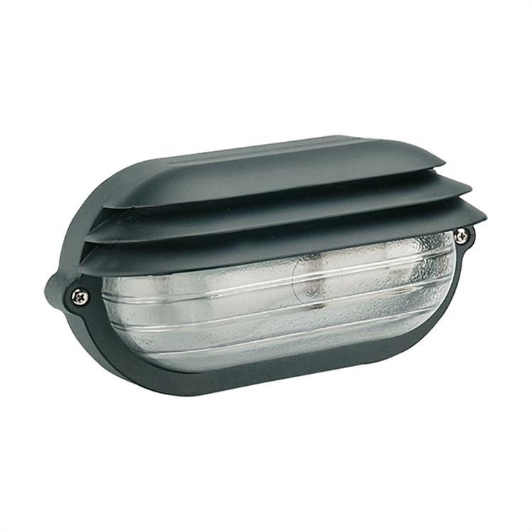 APPLIQUE DA PARETE - PALPEBRA OVALE PICCOLA - E27 - NERO