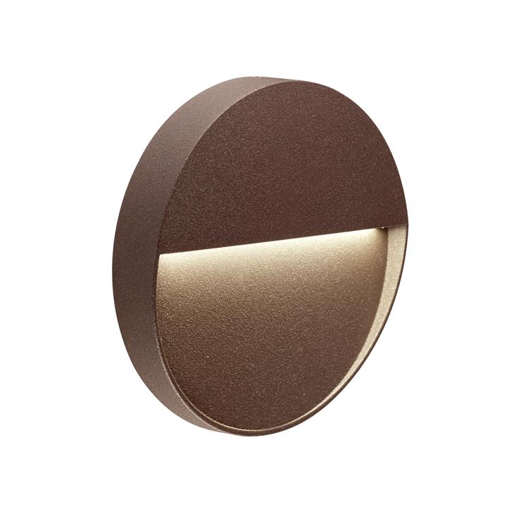 APPLIQUE DA PARETE SEGNAPASSO LED 3W - 4000K - GEO ROUND CAFFE'