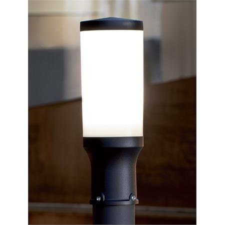 testa palo da giardino cactus diametro 60 mm e27 nero