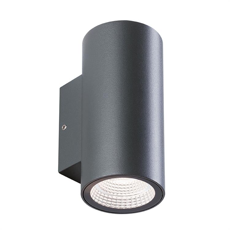 APPLIQUE DA PARETE - PUNTO LUCE LED BIEMISSIONE - 3W+3W - 4000K - GRAFITE