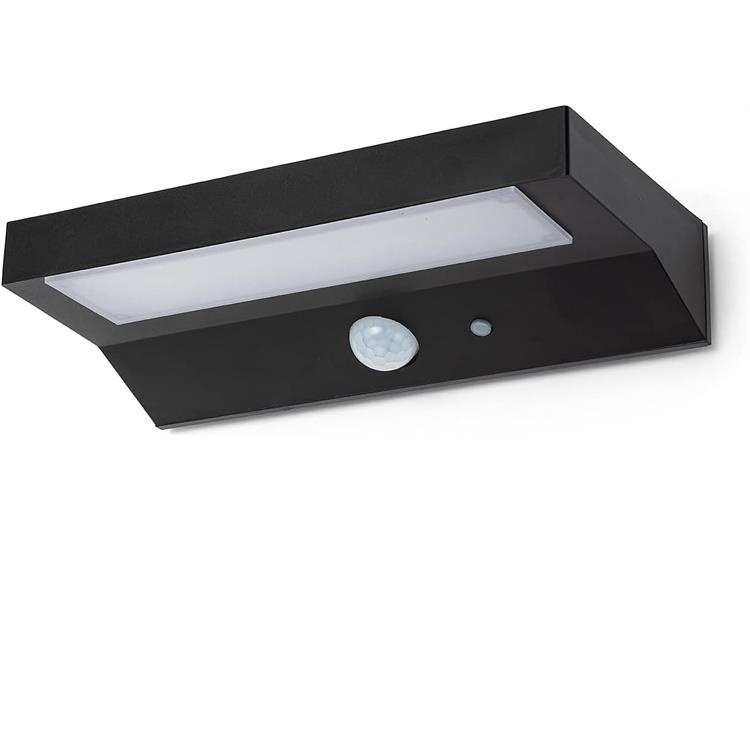 APPLIQUE SOLARE DA ESTERNO CON SENSORE DI MOVIMENTO - TECNO - 600 LUMEN