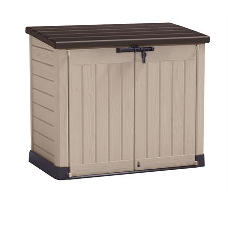 armadio porta attrezzi da giardino keter store it out max beige