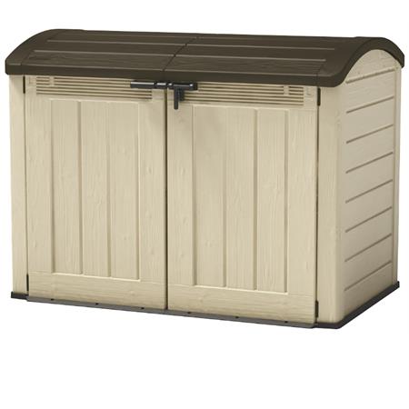 armadio porta attrezzi da giardino keter store it out ultra beige