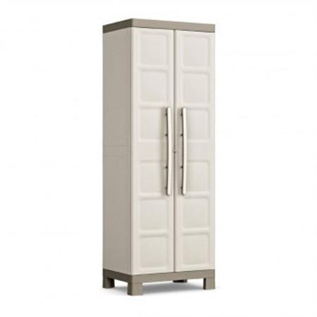 armadio portascope da esterno due ante con ripiani keter exellence