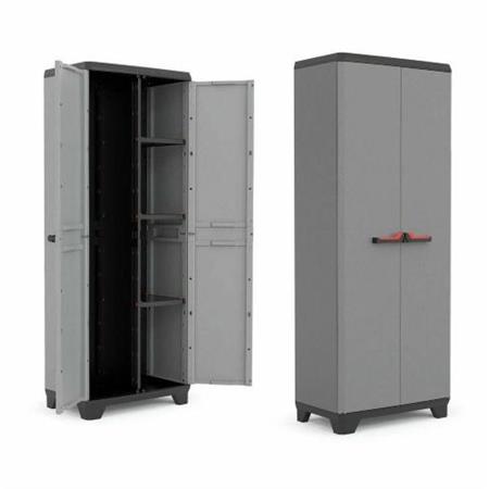 armadio portascope da esterno in resina keter utility stilo 173cm