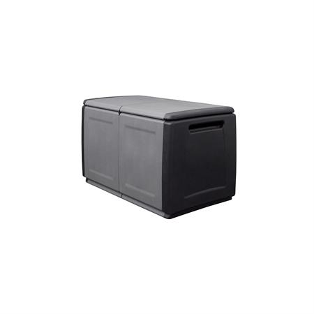 baule contenitore da esterno artplast 230lt nero