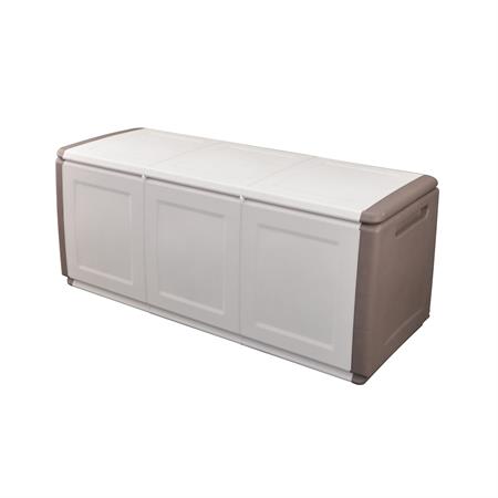 baule contenitore da esterno artplast 330lt tortora