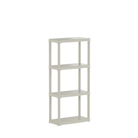 scaffale portaoggetti artplast tempo 4 ripiani 60cm ecru