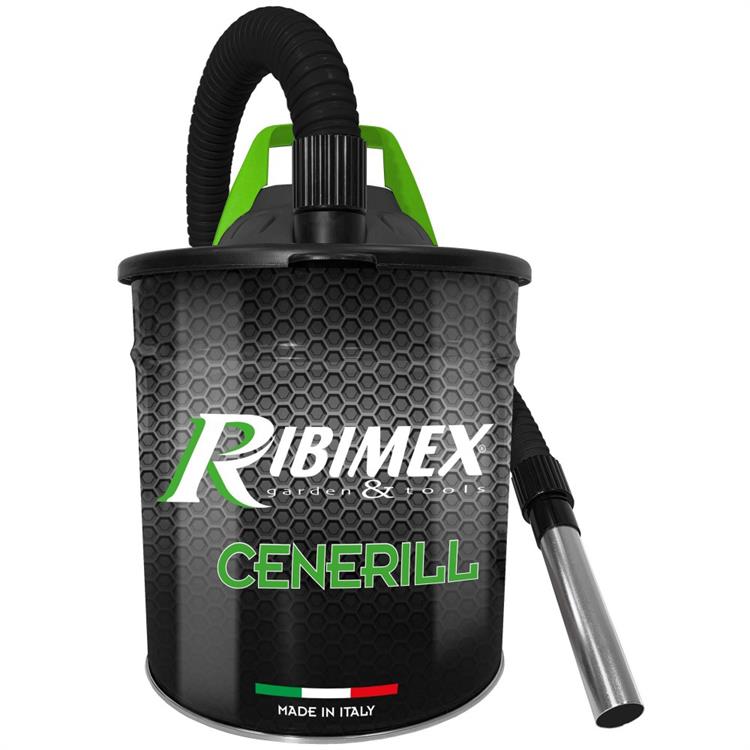 BIDONE ASPIRACENERE PORTATILE RIBIMEX CENERILL 1000W 18L