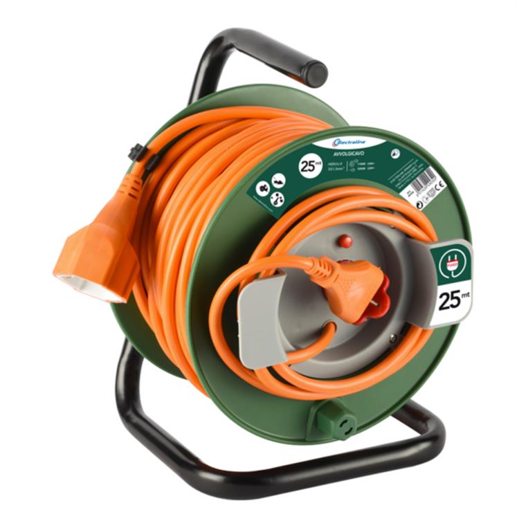 ELECTRALINE AVVOLGICAVO ELETTRICO PROLUNGA 25MT
