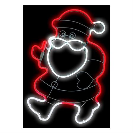 babbo natale luminoso sa1 smd neon h57 cm 39x57h cm