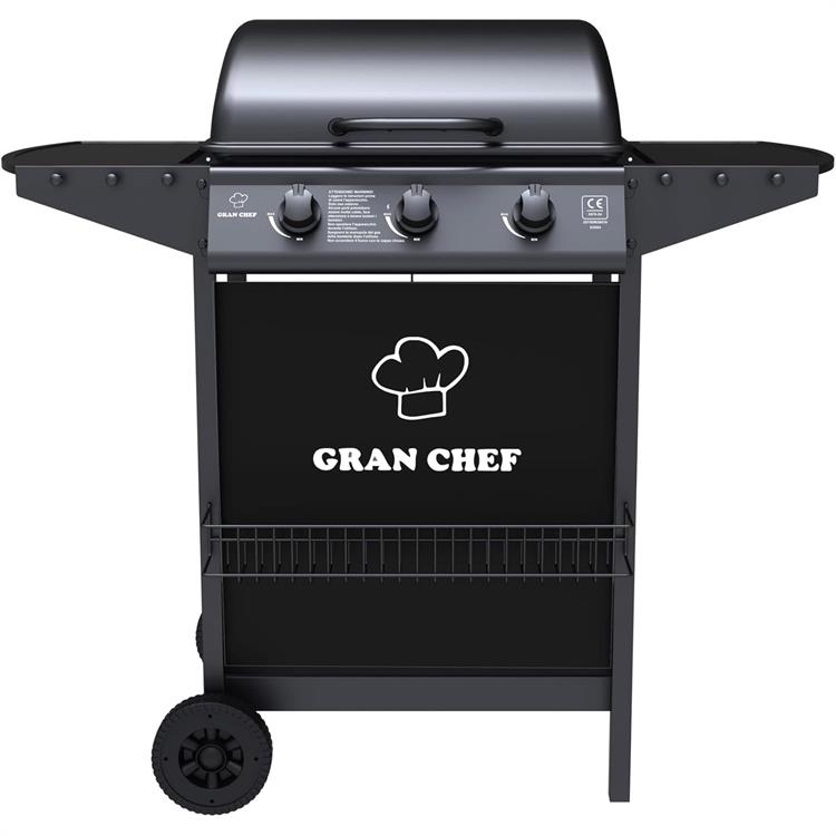 BARBECUE A GAS 3 FUOCHI 