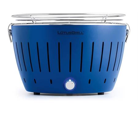 barbecue carbone portatile lotus grill blu taglia l