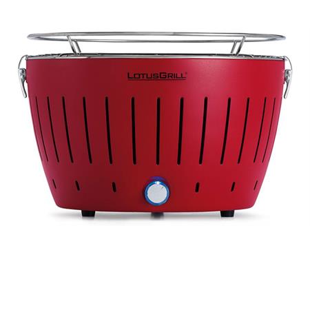 barbecue carbone portatile lotus grill rosso taglia l