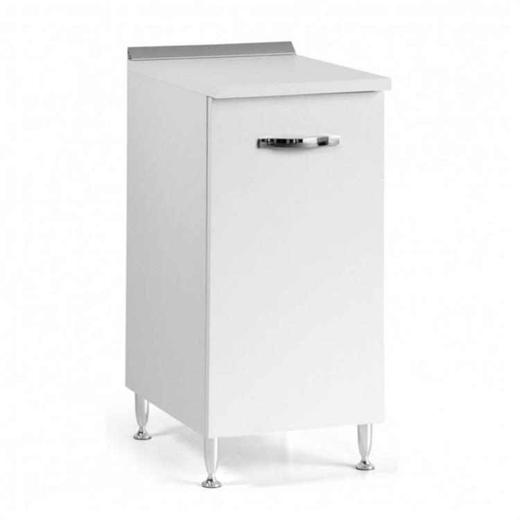 MOBILE BASE CUCINA COMPONIBILE 40CM BIANCO FRASSINATO