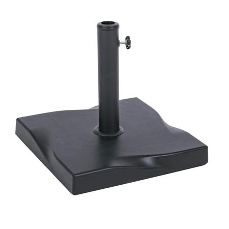 base per ombrellone in cemento bizzotto salonicco nera 25kg