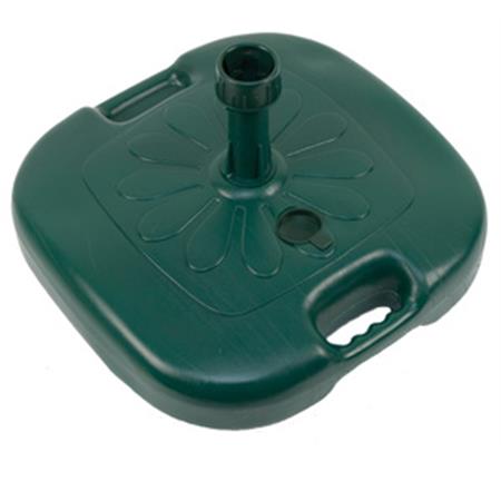 base per ombrellone in pvc 45x45 cm con serbatoio 18l