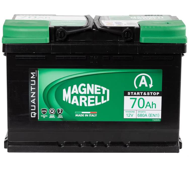 BATTERIA AUTO MAGNETI MARELLI QUANTUM ENERGY START&STOP 70 AH 510A EN1