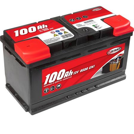batteria auto 100 ah 12v 850a en1 start