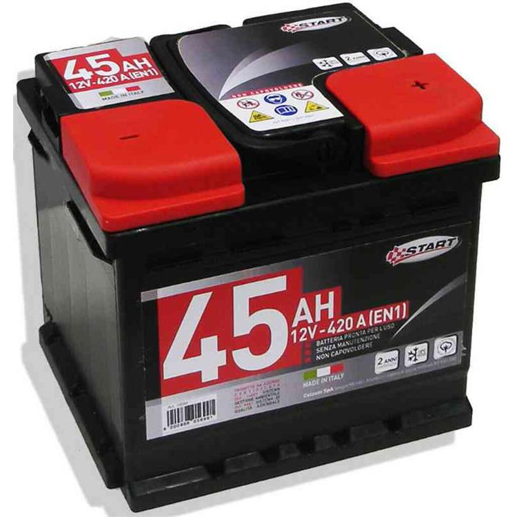 BATTERIA AUTO 45 Ah 12V 420A EN1 START