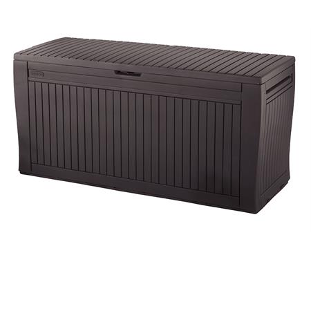 baule baule porta attrezzi da giardino keter comfy marrone