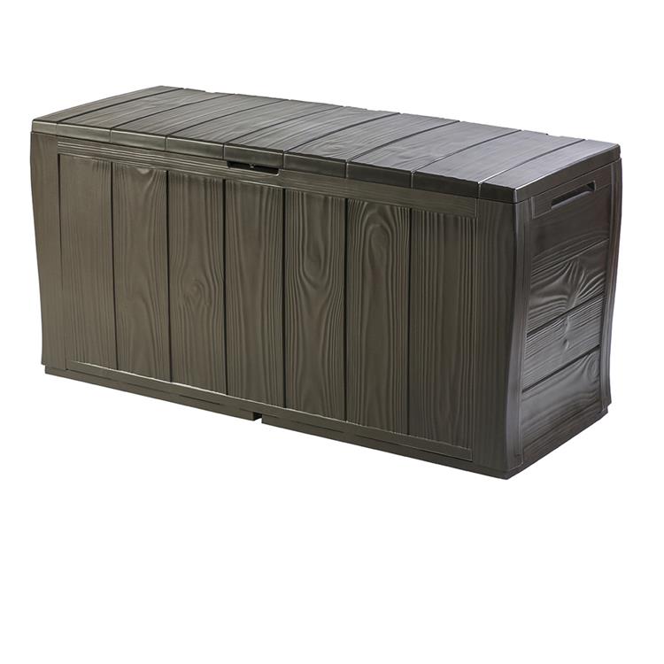 BAULE BAULE PORTA ATTREZZI DA GIARDINO KETER SHERWOOD MARRONE