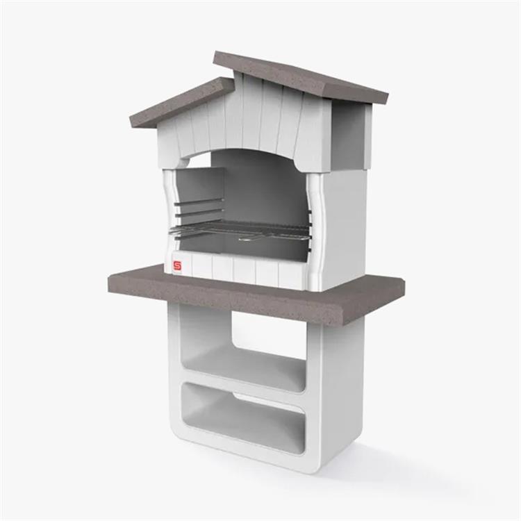 BARBECUE IN MURATURA SAROM ZARA 67X40 CON TETTO