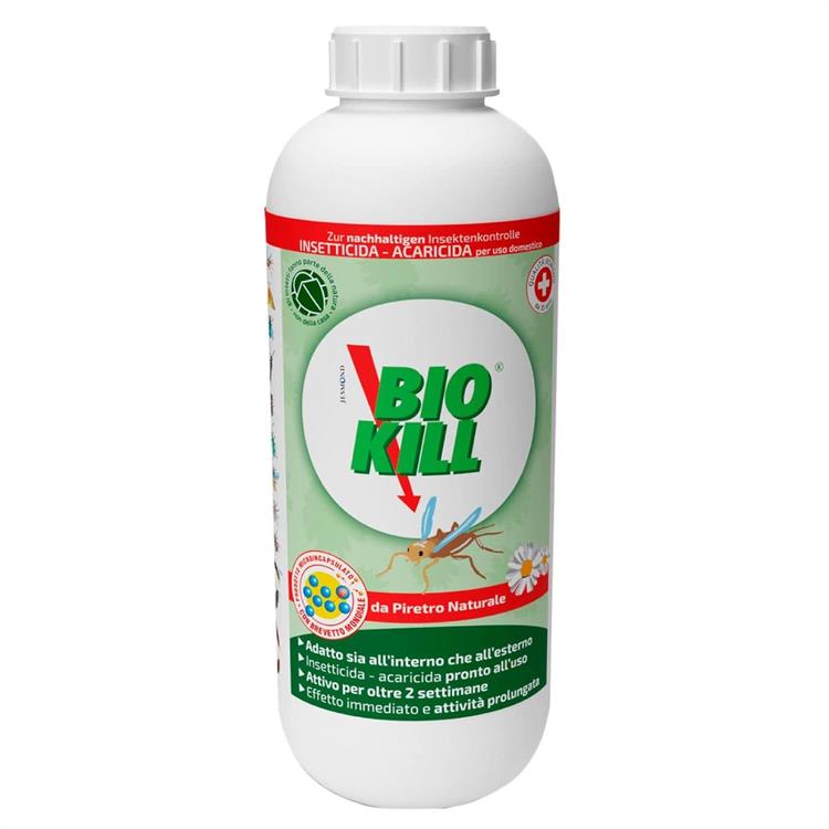 BIOKILL INSETTICIDA ACARICIDA NATURALE RICARICA 1 LT
