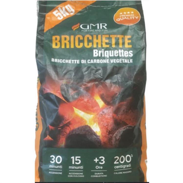 CARBONE PER BARBECUE IN OVULI BRICCHETTE GMR 3kg