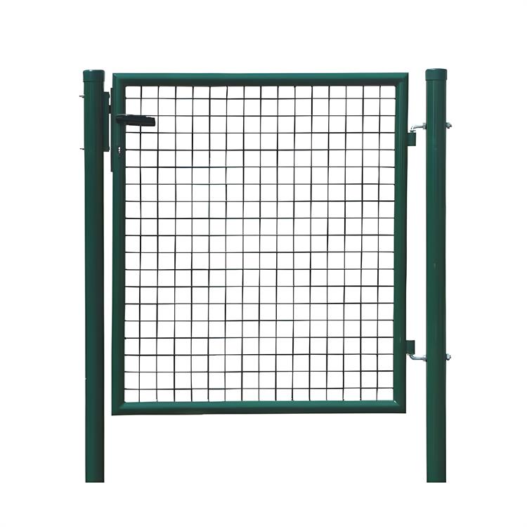 CANCELLO PER RECINZIONE 1.5X1MT ELETTROSALDATO VERDE - PALI TONDI