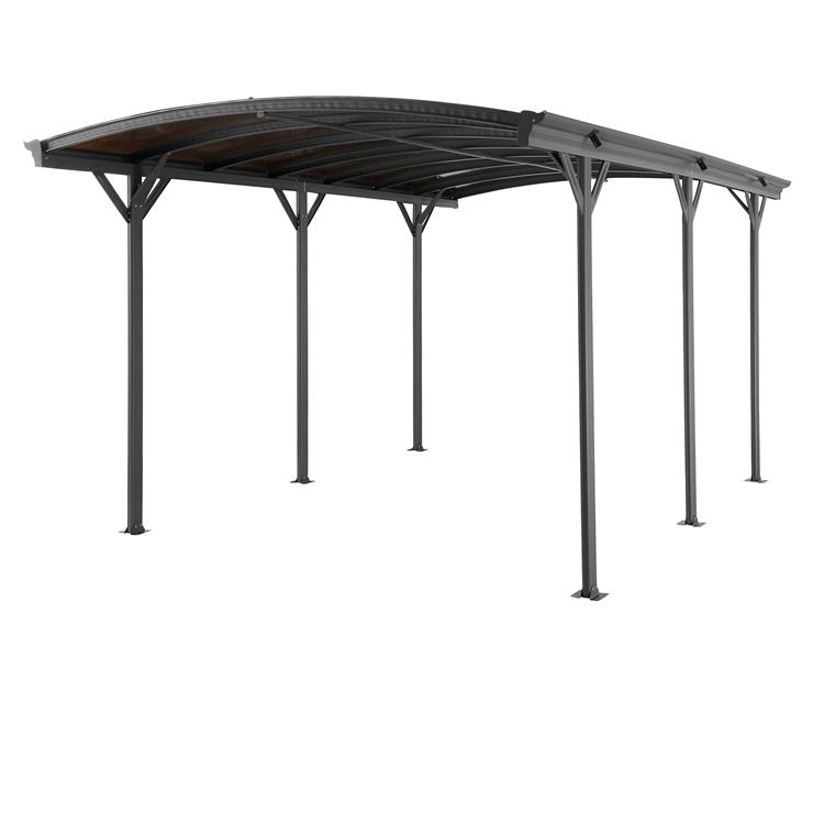 CARPORT AUTO - TETTOIA AUTO IN ALLUMINIO - 5x3 - VERDELOOK