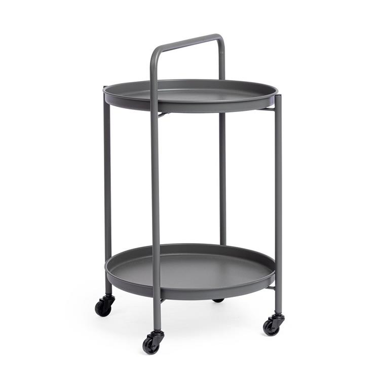 CARRELLO PORTAVIVANDE DA ESTERNO BIZZOTTO 44CM ANTRACITE