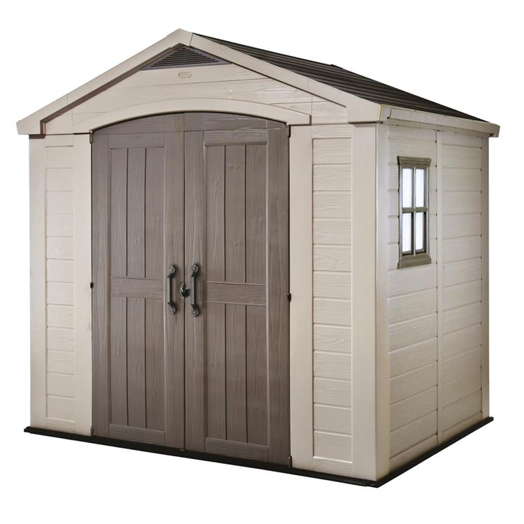 CASETTA DA GIARDINO KETER FACTOR 6X6 BEIGE 178x195,5x208 CM.