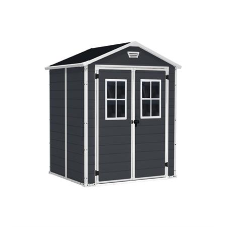 casetta giardino keter manor 6x5 dark grey