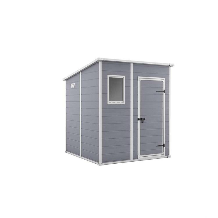 CASETTA DA GIARDINO KETER MANOR PENT 6X6 GRIGIO 183,5X185X200 CM